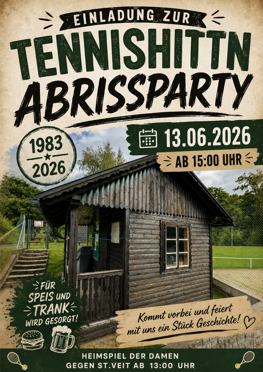 Tennishittn Abrissparty